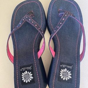 Yellow Box platform sandals